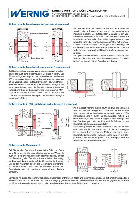 FIRE-VENT® Brandschutztechnik mit System - Wernig