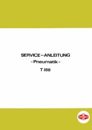 Serviceanleitung Pneumatik T188 - zoep