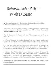 Schwäbische Alb – Weites Land - Verein Deutscher Distanzreiter