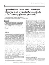 Rapid and Sensitive Method for the Determination of - Journal of ...
