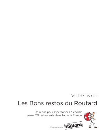 Les Bons restos du Routard - E-Merchant