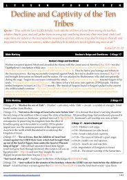 Bible Marking Notes - Christadelphian Studies