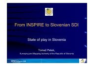 From INSPIRE to Slovenian SDI - EC GI & GIS Portal