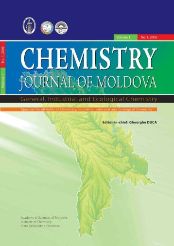 Chemistry Journal of Moldova - Academia de Ştiinţe a Moldovei