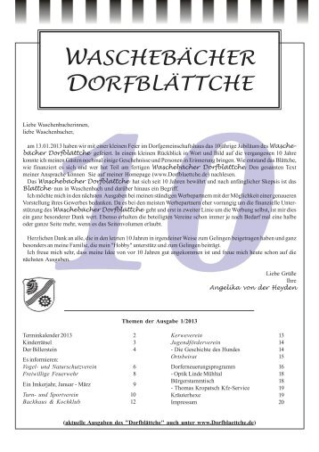 Ausgabe 01-13.pmd - VDH-Schreibservice