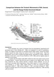 The Nanga Parbat-Haramosh Monitoring Network - IRSA - Cnr