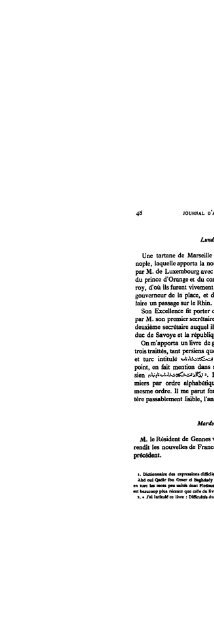 Dimanche iS janvier. - Notes du mont Royal