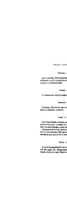 Dimanche iS janvier. - Notes du mont Royal