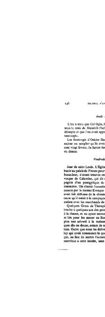 Dimanche iS janvier. - Notes du mont Royal