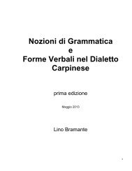 Grammatica carpinese - Giordano