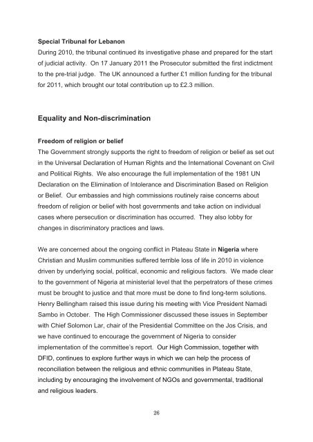 Human Rights and Democracy - Official Documents