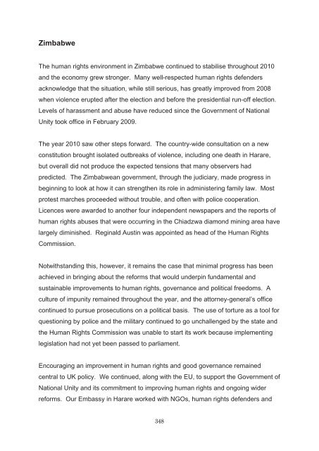 Human Rights and Democracy - Official Documents