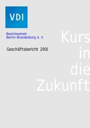 H:\Datensicherung II\VDI Geschäftsbericht 2001\Geschäftsbericht ...