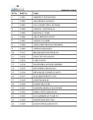 PGDM 11-13 Batch - SDMIMD