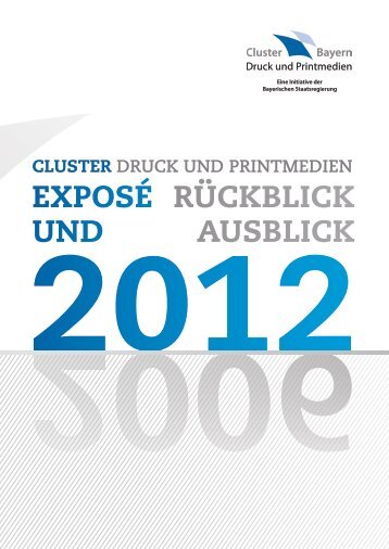 Cluster Exposé 2006-2012 - Cluster Druck und Printmedien