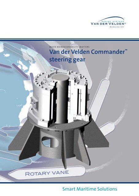 Van der Velden Commander™ steering gear - Van Der Velden Marine