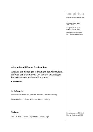 empirica - Verband der Wohnungswirtschaft Sachsen-Anhalt e.V.