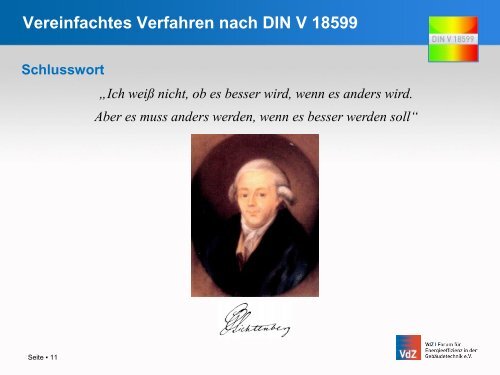 Vereinfachtes Verfahren nach DIN V 18599 - VdZ