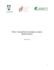 Plani i menaxhimit të mbetjeve urbane Bashkia Berat - Qendra Eden