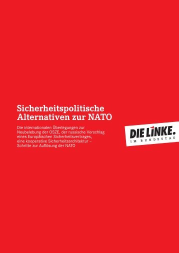 Sicherheitspolitische Alternativen zur NATO« (PDF) - Aachener ...