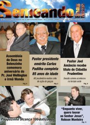 Pastor presidente emérito Carlos Padilha ... - AD em Prudente