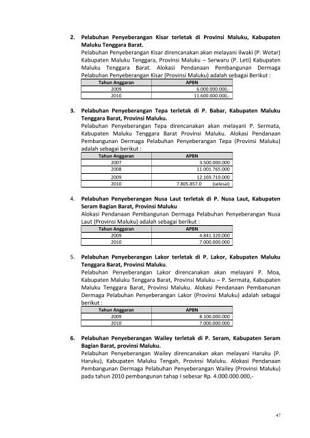 laporan kunjungan kerja komisi v dpr-ri dalam reses masa ...