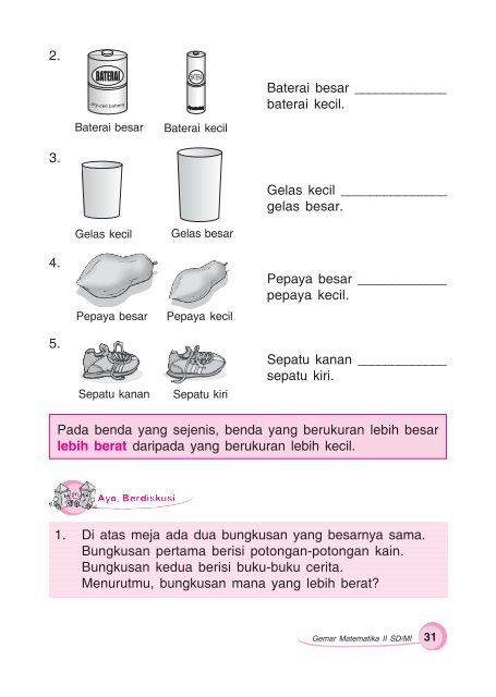 2. Membandingkan Bilangan - Buku Sekolah Elektronik