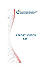 Raporti Vjetor 2011 - Zyra e Rregullatorit për Energji