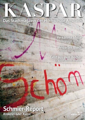 Schmier-report - Hochschule Ansbach
