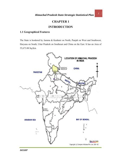 CHAPTER 1 INTRODUCTION - Government of Himachal Pradesh