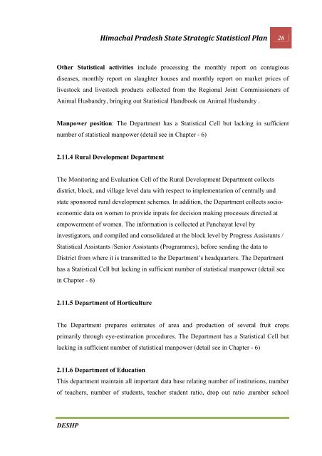 CHAPTER 1 INTRODUCTION - Government of Himachal Pradesh