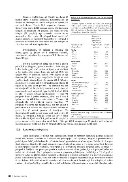 REPUBLIKA E SHQIPËRISË Studimi Demografik dhe ... - INSTAT