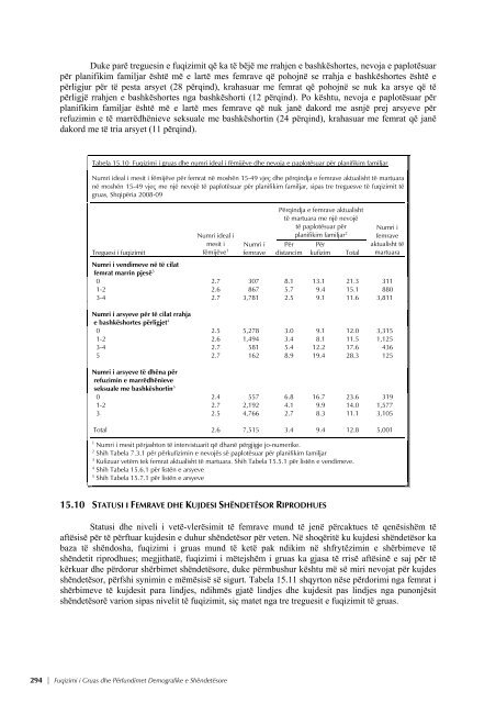 REPUBLIKA E SHQIPËRISË Studimi Demografik dhe ... - INSTAT