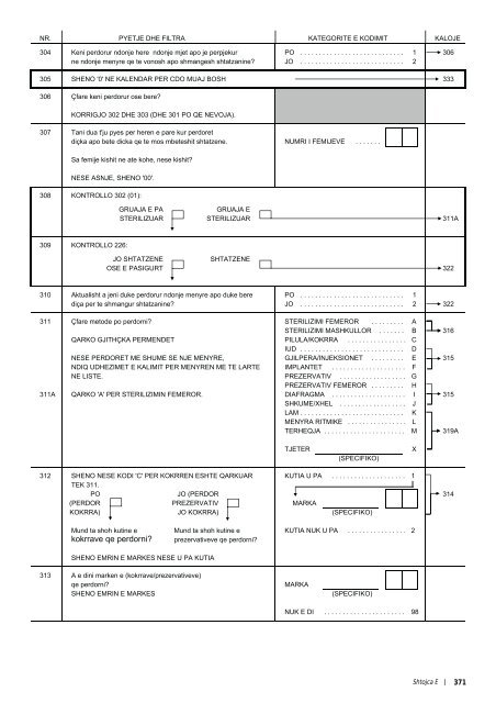 REPUBLIKA E SHQIPËRISË Studimi Demografik dhe ... - INSTAT