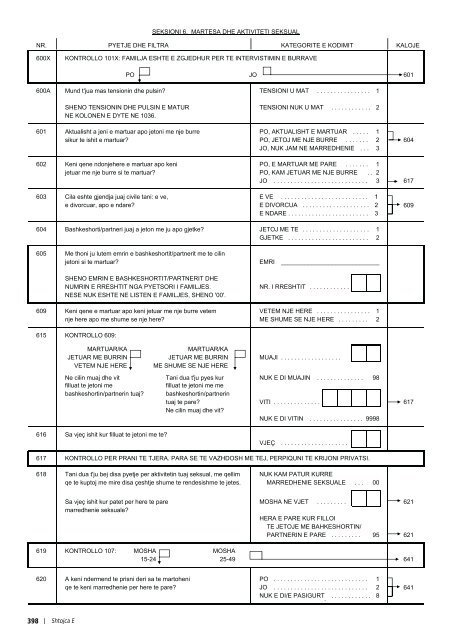 REPUBLIKA E SHQIPËRISË Studimi Demografik dhe ... - INSTAT