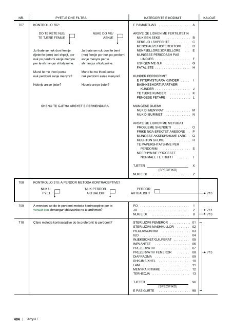 REPUBLIKA E SHQIPËRISË Studimi Demografik dhe ... - INSTAT