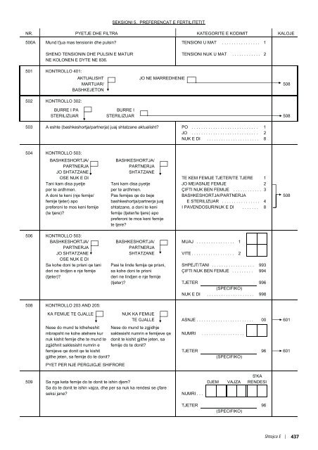 REPUBLIKA E SHQIPËRISË Studimi Demografik dhe ... - INSTAT