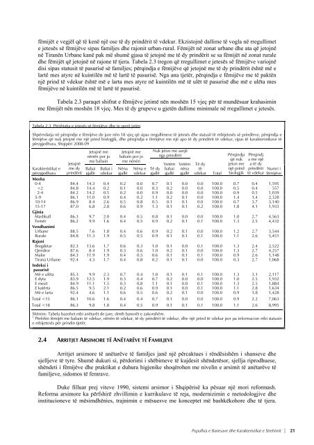 REPUBLIKA E SHQIPËRISË Studimi Demografik dhe ... - INSTAT