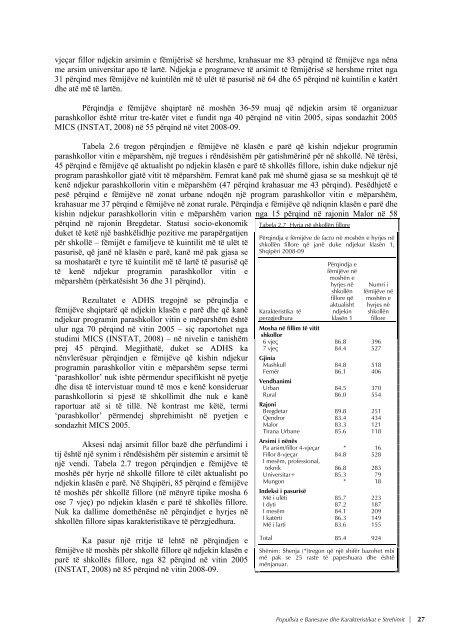 REPUBLIKA E SHQIPËRISË Studimi Demografik dhe ... - INSTAT