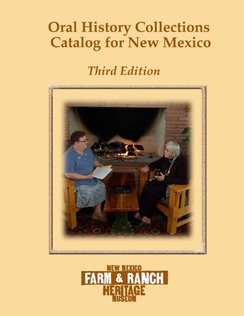 Draft 7 with images for PDF - New Mexico Farm &amp; Ranch Heritage ...