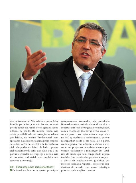 Ministro Alexandre Padilha prega aliança nacional pela ... - Simesp