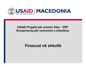 Financat në shkollë