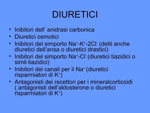 DIURETICI