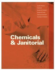 Chemicals & Janitorial