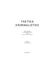 TAKTIKA KRIMINALISTIKE - Universiteti AAB