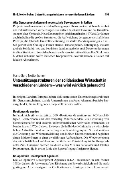 Sven Giegold / Dagmar Embshoff (Hrsg.) Solidarische ... - VSA Verlag