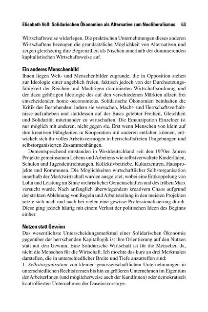 Sven Giegold / Dagmar Embshoff (Hrsg.) Solidarische ... - VSA Verlag