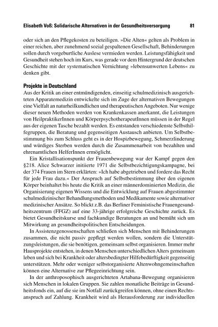 Sven Giegold / Dagmar Embshoff (Hrsg.) Solidarische ... - VSA Verlag