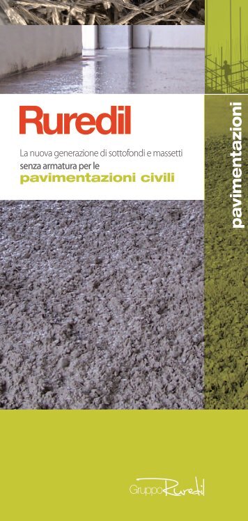 Flyer Pavimentazione - Ruredil