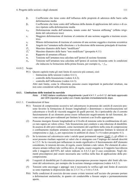 80 Eurocodice 2 - Progettazione delle strutture in ... - DICA